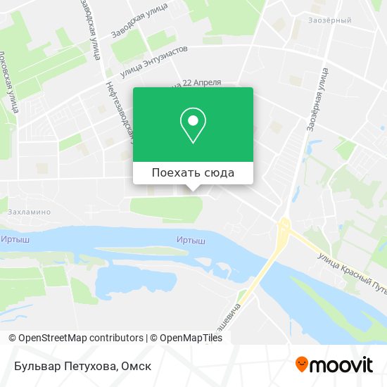 Карта Бульвар Петухова