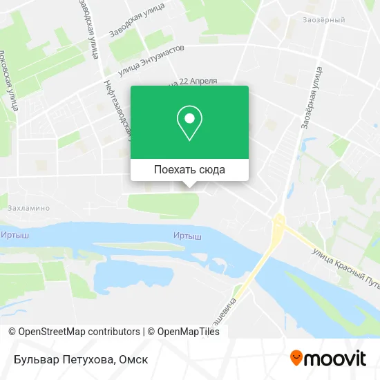 Карта Бульвар Петухова