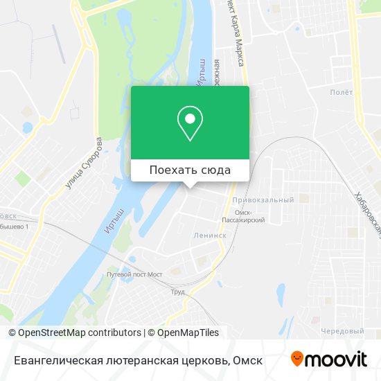 Карта Евангелическая лютеранская церковь