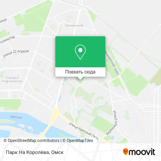 Карта Парк  На Королёва