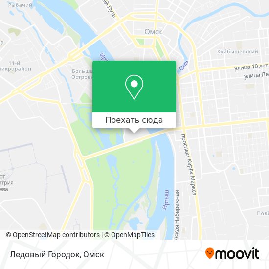 Карта Ледовый Городок