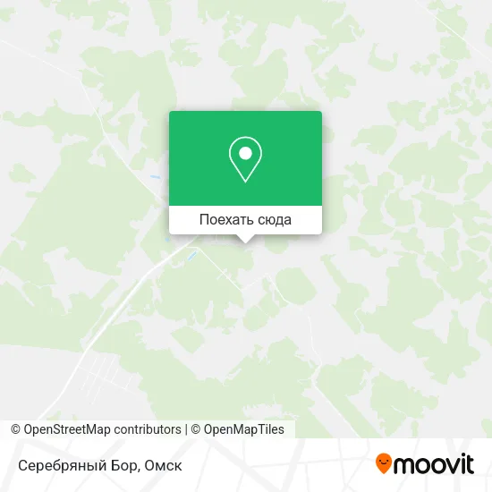 Карта Серебряный Бор