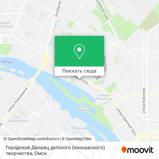 Карта Городской Дворец детского (юношеского) творчества
