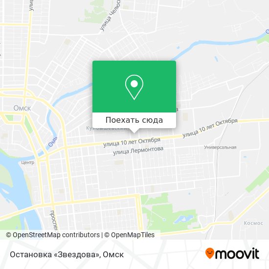 Карта Остановка «Звездова»