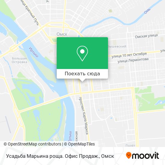 Карта Усадьба Марьина роща. Офис Продаж.