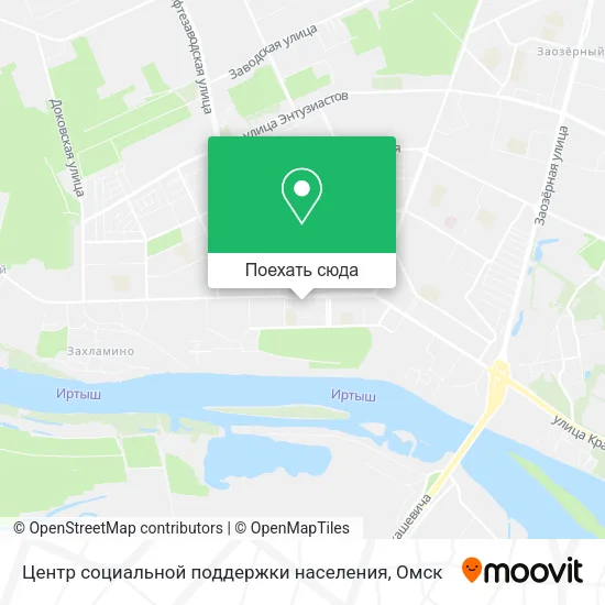 Карта Центр социальной поддержки населения