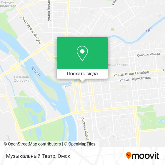 Карта Музыкальный Театр
