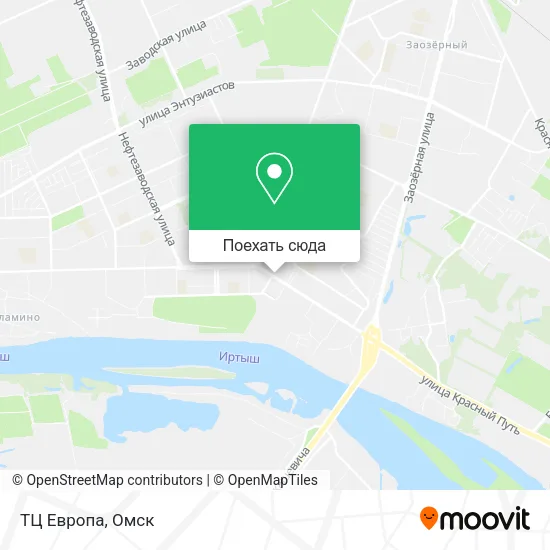 Карта ТЦ  Европа