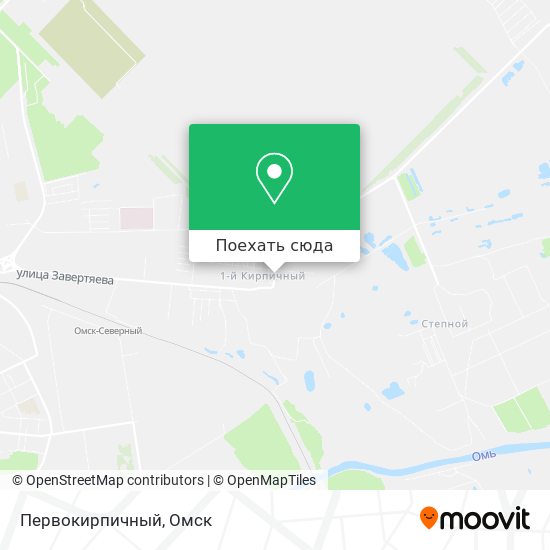 Карта Первокирпичный