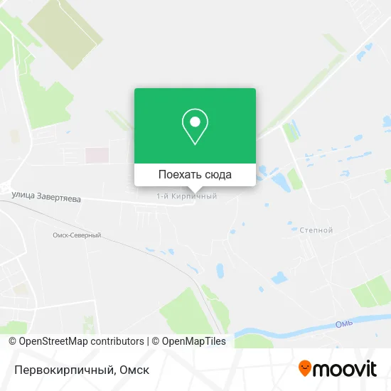 Карта Первокирпичный