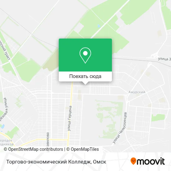 Карта Торгово-экономический Колледж