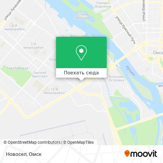 Карта Новосел