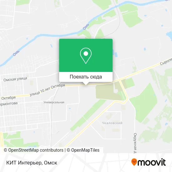 Карта КИТ Интерьер