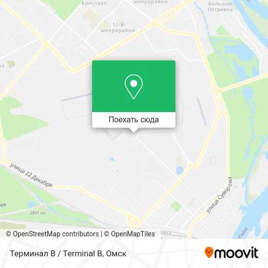 Карта Терминал B / Terminal B