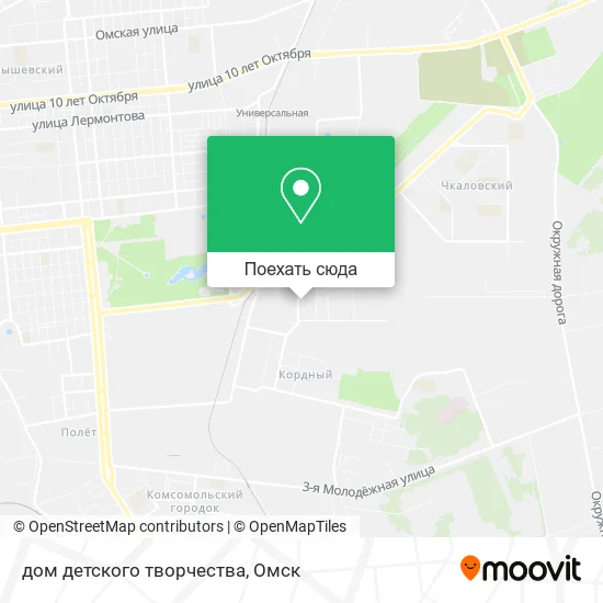Карта дом детского творчества