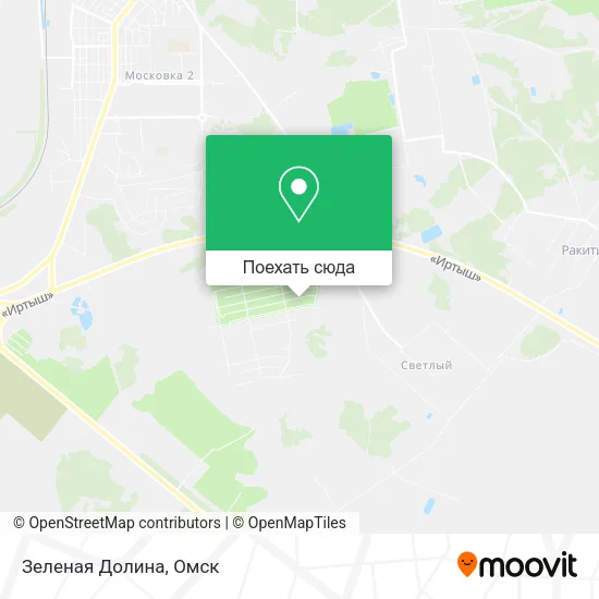Карта Зеленая Долина