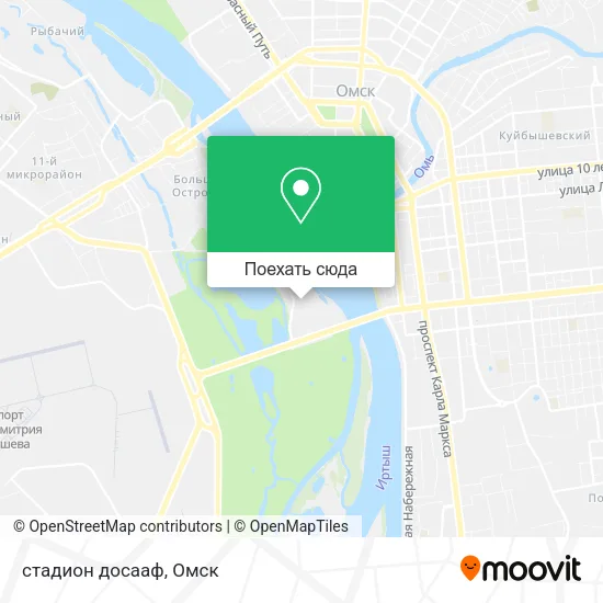 Карта стадион досааф