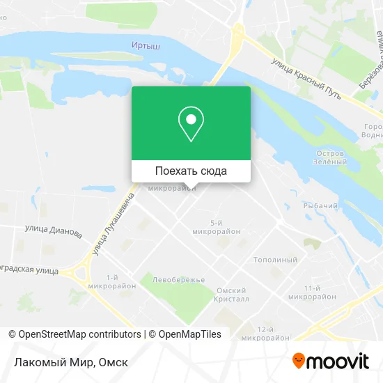 Карта Лакомый Мир