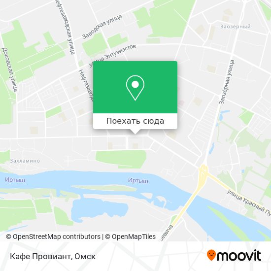 Карта Кафе Провиант