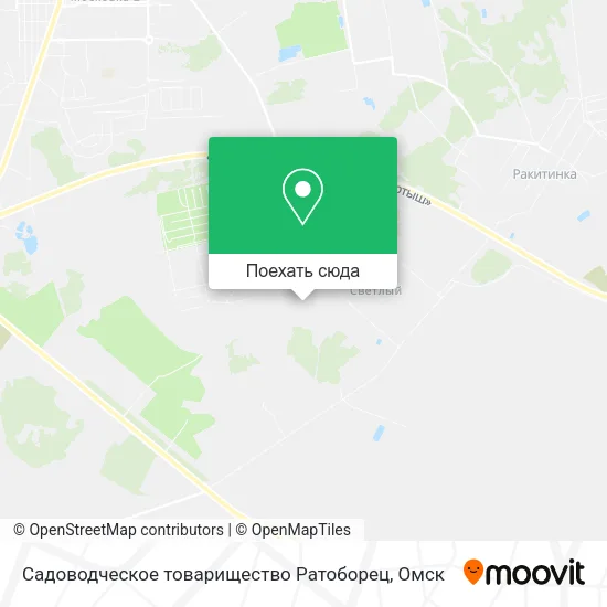 Карта Садоводческое товарищество  Ратоборец