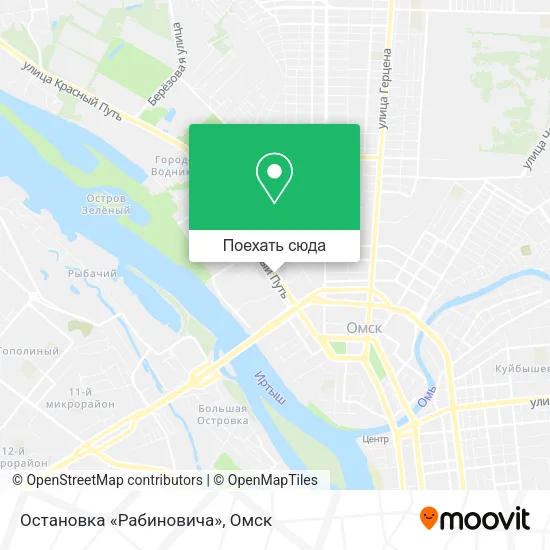 Карта Остановка «Рабиновича»