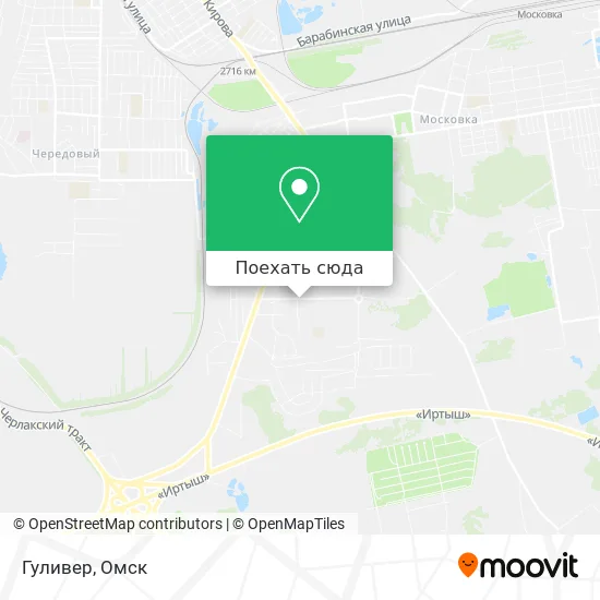 Карта Гуливер