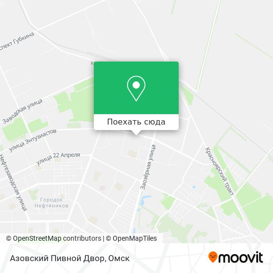 Карта Азовский Пивной Двор