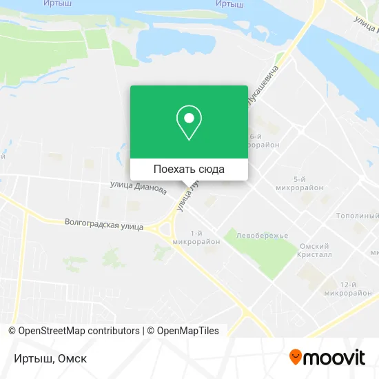 Карта Иртыш