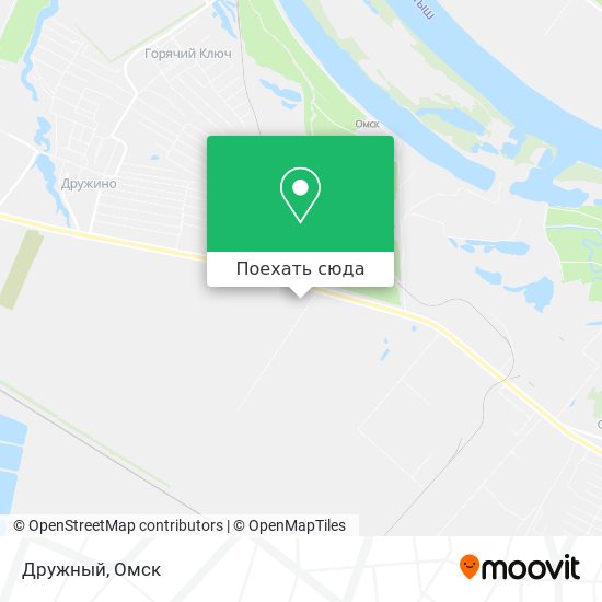 Карта Дружный