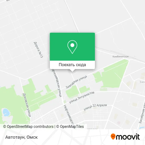 Карта Автотаун