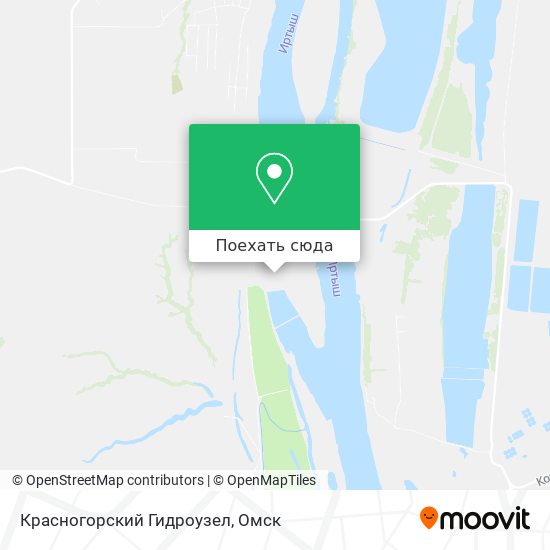 Карта Красногорский Гидроузел