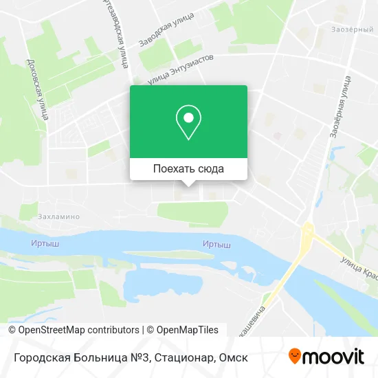 Карта Городская Больница №3, Стационар