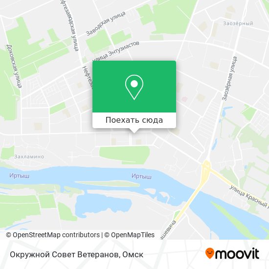 Карта Окружной Совет Ветеранов