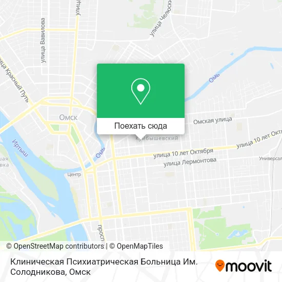 Карта Клиническая Психиатрическая Больница Им. Солодникова