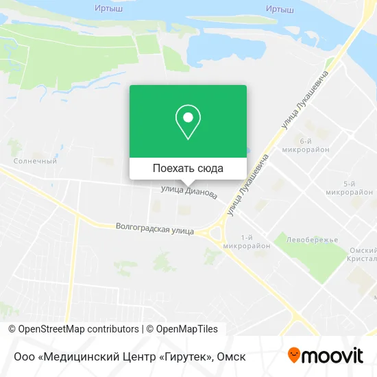 Карта Ооо «Медицинский Центр «Гирутек»