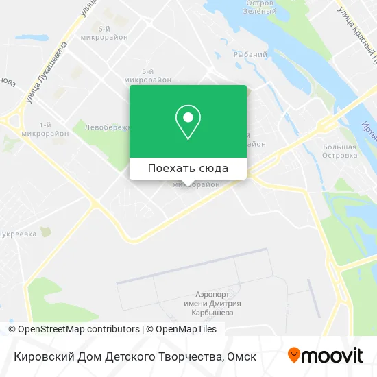 Карта Кировский Дом Детского Творчества
