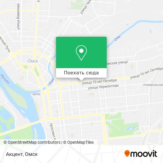 Карта Акцент
