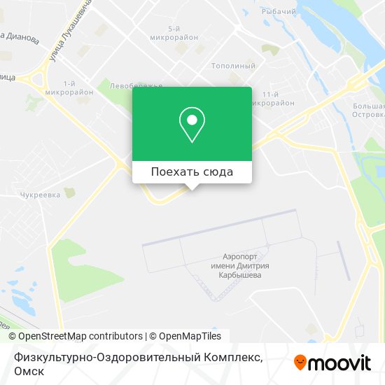 Карта Физкультурно-Оздоровительный Комплекс