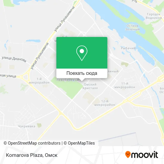 Карта Komarova Plaza