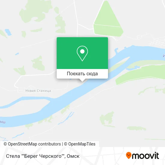 Карта Стела ""Берег Черского""