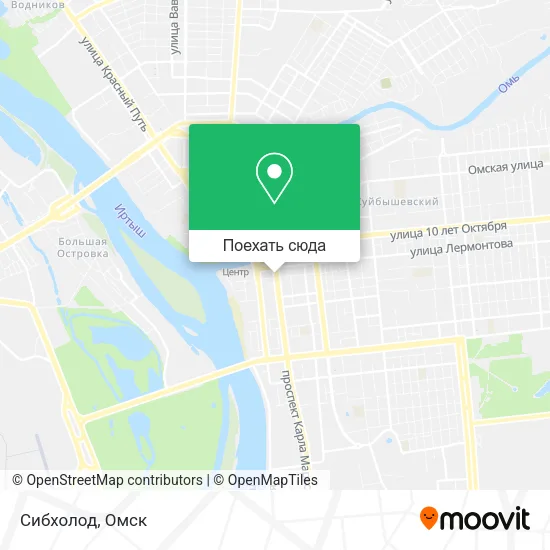 Карта Сибхолод