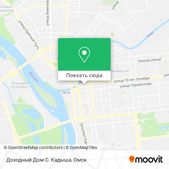 Карта Доходный Дом С. Кадыша