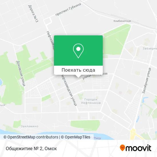 Карта Общежитие № 2