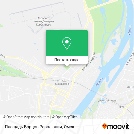 Карта Площадь Борцов Революции
