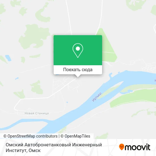 Карта Омский Автобронетанковый Инженерный Институт