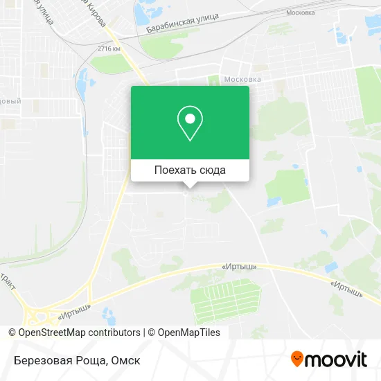 Карта Березовая Роща