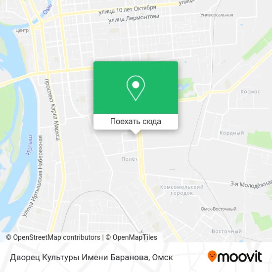 Карта Дворец Культуры Имени Баранова