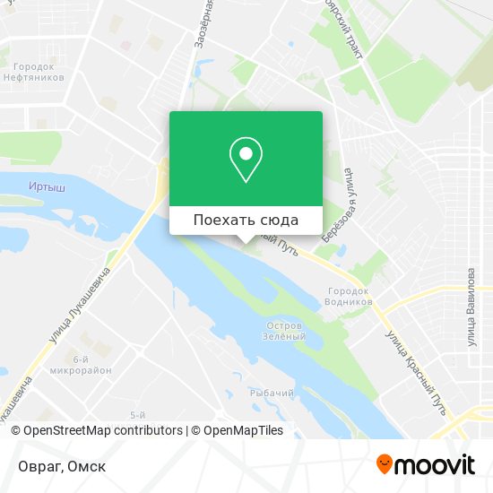 Красный путь 155 Омск. Стелла с картой