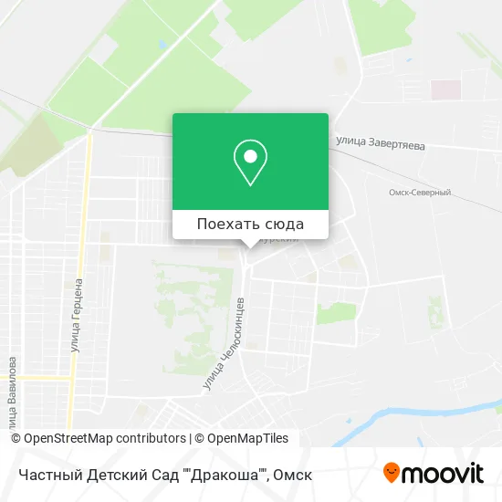 Карта Частный Детский Сад ""Дракоша""
