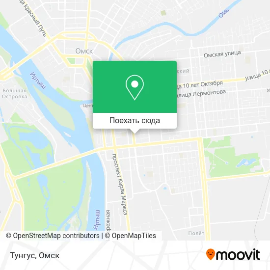Карта Тунгус